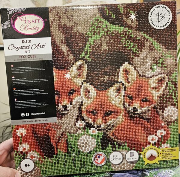 Red Fox Family Diamond Art Kit